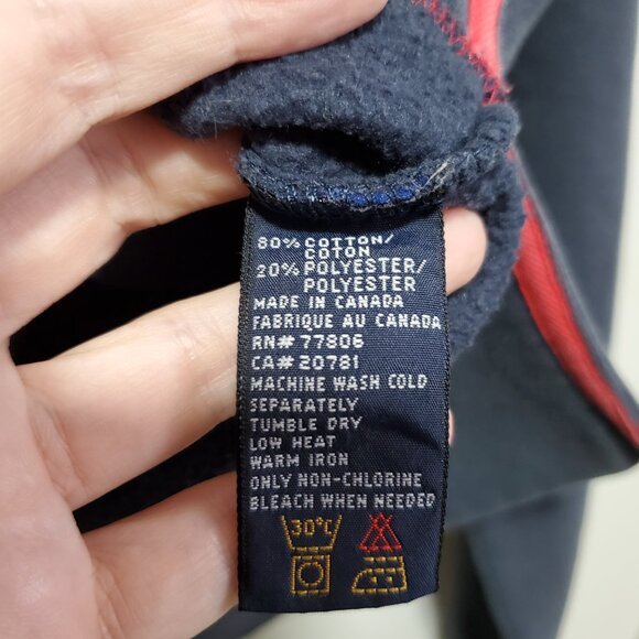 TOMMY HILFIGER Vintage 90s Spell-Out Crewneck Sweatshirt Cropped Women's Large - Picture 10 of 11